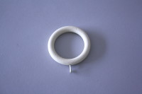 Classic Collection 35mm  Curtain Rings - Ivory Solid (Painted)
