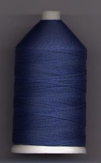 Coats Terko 36 satin hand sewing thread - Blue 800m Cone