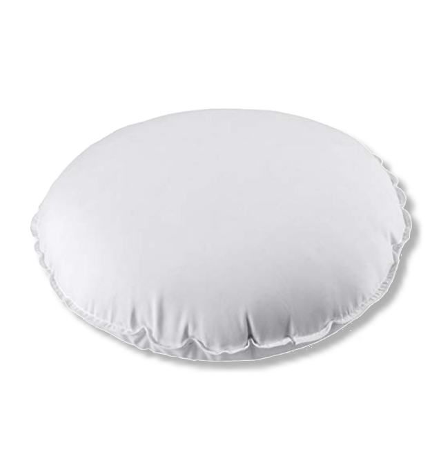 Bespoke Fire Resistant Duck feather round box cushion pad 40 x 5cm (16 x 2in)