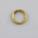 25 x Solid brass rings 16mm (5/8in) dia  - view 1